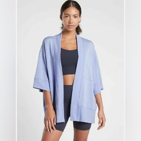 Athleta Lotus Wrap Cardigan Sweater XS - Picture 7 of 8